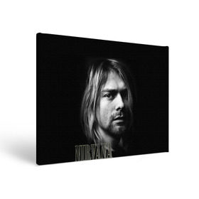 Холст прямоугольный с принтом Nirvana в Санкт-Петербурге, 100% ПВХ |  | Тематика изображения на принте: cobain | curt | nirvana | rock | кобейн | курт | рок