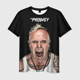 Мужская футболка 3D с принтом The Prodigy в Санкт-Петербурге, 100% полиэфир | прямой крой, круглый вырез горловины, длина до линии бедер | dnb | drum | rave | продиджи | рейв | рэйв