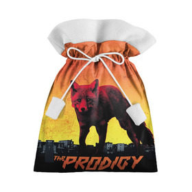 Подарочный 3D мешок с принтом The Prodigy в Санкт-Петербурге, 100% полиэстер | Размер: 29*39 см | лиса