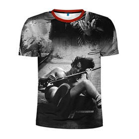Мужская футболка 3D спортивная с принтом AC/DC в Санкт-Петербурге, 100% полиэстер с улучшенными характеристиками | приталенный силуэт, круглая горловина, широкие плечи, сужается к линии бедра | ac dc | acdc | rock | рок | эйсидиси