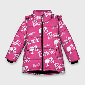 Зимняя куртка для девочек 3D с принтом Barbie в Санкт-Петербурге, ткань верха — 100% полиэстер; подклад — 100% полиэстер, утеплитель — 100% полиэстер. | длина ниже бедра, удлиненная спинка, воротник стойка и отстегивающийся капюшон. Есть боковые карманы с листочкой на кнопках, утяжки по низу изделия и внутренний карман на молнии. 

Предусмотрены светоотражающий принт на спинке, радужный светоотражающий элемент на пуллере молнии и на резинке для утяжки. | barbie | барби | кукла