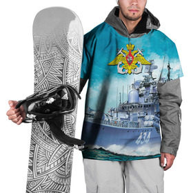 Накидка на куртку 3D с принтом ВМФ в Санкт-Петербурге, 100% полиэстер |  | Тематика изображения на принте: вмф | корабль | морской флот | россия | рф | силовые структуры