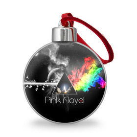Ёлочный шар с принтом Pink Floyd в Санкт-Петербурге, Пластик | Диаметр: 77 мм | Тематика изображения на принте: pink floyd | rock | рок