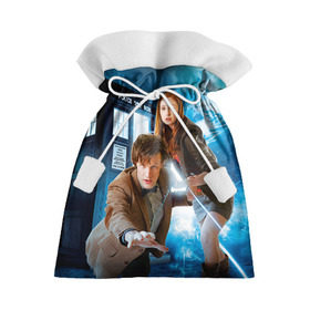 Подарочный 3D мешок с принтом Доктор кто в Санкт-Петербурге, 100% полиэстер | Размер: 29*39 см | doctor who | будка | доктор кто | сериал | тардис