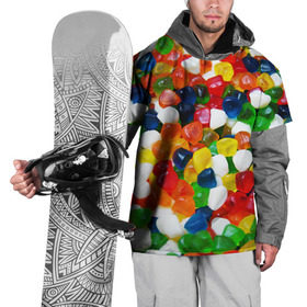 Накидка на куртку 3D с принтом Мармелад в Санкт-Петербурге, 100% полиэстер |  | Тематика изображения на принте: вкусности | конфеты | мармелад | сладости