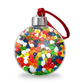 Ёлочный шар с принтом Мармелад в Санкт-Петербурге, Пластик | Диаметр: 77 мм | вкусности | конфеты | мармелад | сладости