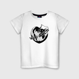Детская футболка хлопок с принтом Save the arctic в Санкт-Петербурге, 100% хлопок | круглый вырез горловины, полуприлегающий силуэт, длина до линии бедер | arctic | save | арктика
