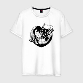 Мужская футболка хлопок с принтом Save the arctic в Санкт-Петербурге, 100% хлопок | прямой крой, круглый вырез горловины, длина до линии бедер, слегка спущенное плечо. | arctic | save | арктика