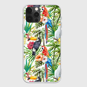 Чехол для iPhone 12 Pro Max с принтом Попугаи в Санкт-Петербурге, Силикон |  | Тематика изображения на принте: myparrots | parrot | ара | листья | орнамент | попугаи | птицы | рай | тукан | узор | цветы