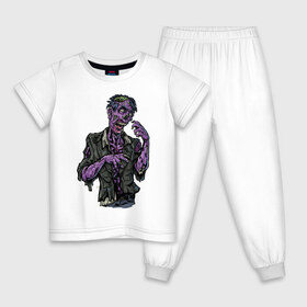 Детская пижама хлопок с принтом Ходячие мертвецы в Санкт-Петербурге, 100% хлопок |  брюки и футболка прямого кроя, без карманов, на брюках мягкая резинка на поясе и по низу штанин
 | зомби