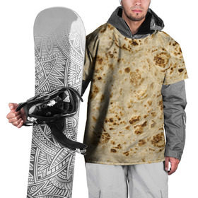 Накидка на куртку 3D с принтом Лаваш в Санкт-Петербурге, 100% полиэстер |  | Тематика изображения на принте: еда | лаваш | прикол | прикольные | хлеб