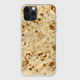 Чехол для iPhone 12 Pro с принтом Лаваш в Санкт-Петербурге, силикон | область печати: задняя сторона чехла, без боковых панелей | Тематика изображения на принте: еда | лаваш | прикол | прикольные | хлеб