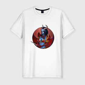 Мужская футболка премиум с принтом Queen Of Pain в Санкт-Петербурге, 92% хлопок, 8% лайкра | приталенный силуэт, круглый вырез ворота, длина до линии бедра, короткий рукав | akasha | игры