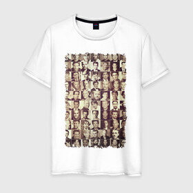 Мужская футболка хлопок с принтом Звёзды кино (3) в Санкт-Петербурге, 100% хлопок | прямой крой, круглый вырез горловины, длина до линии бедер, слегка спущенное плечо. | hollywood | голливуд | кинозвёзды