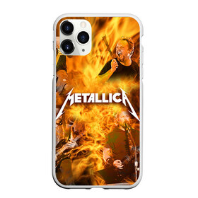 Чехол для iPhone 11 Pro матовый с принтом METALLICA в Санкт-Петербурге, Силикон |  | metallica | rock | металлика | метла | рок