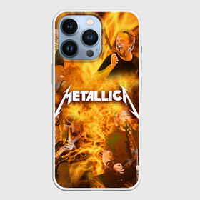 Чехол для iPhone 13 Pro с принтом METALLICA в Санкт-Петербурге,  |  | Тематика изображения на принте: metallica | rock | металлика | метла | рок
