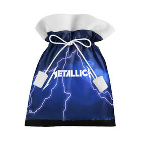 Подарочный 3D мешок с принтом METALLICA в Санкт-Петербурге, 100% полиэстер | Размер: 29*39 см | metallica | rock | металлика | рок