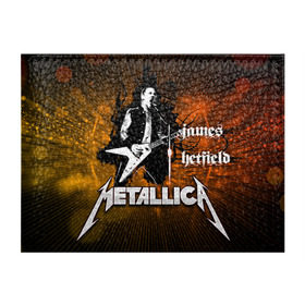 Обложка для студенческого билета с принтом METALLICA в Санкт-Петербурге, натуральная кожа | Размер: 11*8 см; Печать на всей внешней стороне | Тематика изображения на принте: металлика