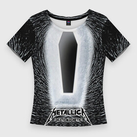 Женская футболка 3D Slim с принтом METALLICA в Санкт-Петербурге,  |  | металлика