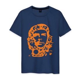 Мужская футболка хлопок с принтом Che Guevara в Санкт-Петербурге, 100% хлопок | прямой крой, круглый вырез горловины, длина до линии бедер, слегка спущенное плечо. | Тематика изображения на принте: che | che guevaracuba | guevara | гевара | куба | че | чегевара