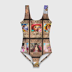Купальник-боди 3D с принтом One Piece в Санкт-Петербурге, 82% полиэстер, 18% эластан | Круглая горловина, круглый вырез на спине | anime | one piece | аниме | ван пис