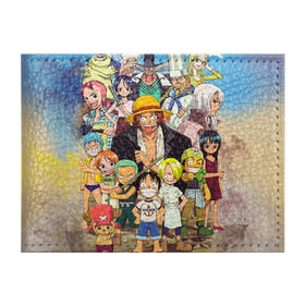 Обложка для студенческого билета с принтом One Piece в Санкт-Петербурге, натуральная кожа | Размер: 11*8 см; Печать на всей внешней стороне | Тематика изображения на принте: anime | one piece | аниме | ван пис