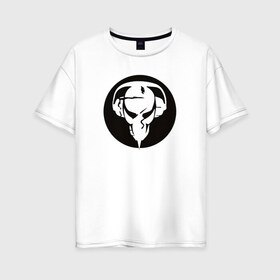 Женская футболка хлопок Oversize с принтом Pirate в Санкт-Петербурге, 100% хлопок | свободный крой, круглый ворот, спущенный рукав, длина до линии бедер
 | dnb | jungle | пиратская станция