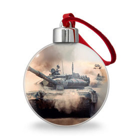Ёлочный шар с принтом Танк в Санкт-Петербурге, Пластик | Диаметр: 77 мм | армия | войска | сила | танк | танки | танкист | танковые войска