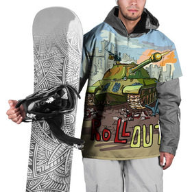 Накидка на куртку 3D с принтом Танк roll out в Санкт-Петербурге, 100% полиэстер |  | Тематика изображения на принте: roll out | армия | войска | сила | танк | танки | танкист | танковые войска