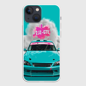 Чехол для iPhone 13 mini с принтом 2 JZ GTE в Санкт-Петербурге,  |  | 2jz gte | altezza | drift | jdm | toyota | альтеза | гонка | ждм