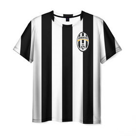 Мужская футболка 3D с принтом Juventus Tevez в Санкт-Петербурге, 100% полиэфир | прямой крой, круглый вырез горловины, длина до линии бедер | football | juventus | tevez | фк | футбол | ювентус