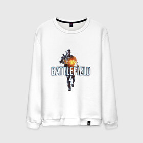 Мужской свитшот хлопок с принтом Battlefield 4 в Санкт-Петербурге, 100% хлопок |  | логотип battlefield 4bf battlefield