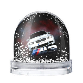 Снежный шар с принтом BMW в Санкт-Петербурге, Пластик | Изображение внутри шара печатается на глянцевой фотобумаге с двух сторон | bmw | m3 | бмв