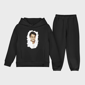 Детский костюм хлопок Oversize с принтом Roger Federer в Санкт-Петербурге,  |  | Тематика изображения на принте: roger federer | роджер федерер | теннис | чемпион