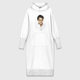 Платье удлиненное хлопок с принтом Roger Federer в Санкт-Петербурге,  |  | Тематика изображения на принте: roger federer | роджер федерер | теннис | чемпион