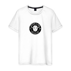 Мужская футболка хлопок с принтом Зож в Санкт-Петербурге, 100% хлопок | прямой крой, круглый вырез горловины, длина до линии бедер, слегка спущенное плечо. | 