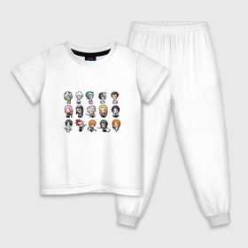 Детская пижама хлопок с принтом Bleach в Санкт-Петербурге, 100% хлопок |  брюки и футболка прямого кроя, без карманов, на брюках мягкая резинка на поясе и по низу штанин
 | Тематика изображения на принте: блич