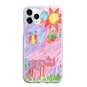 Чехол для iPhone 11 Pro матовый с принтом Детские рисунки в Санкт-Петербурге, Силикон |  | dg | габбана | детский | дольче | карандаш | картина | мода | рисунок