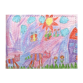 Обложка для студенческого билета с принтом Детские рисунки в Санкт-Петербурге, натуральная кожа | Размер: 11*8 см; Печать на всей внешней стороне | dg | габбана | детский | дольче | карандаш | картина | мода | рисунок