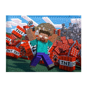 Обложка для студенческого билета с принтом Minecraft в Санкт-Петербурге, натуральная кожа | Размер: 11*8 см; Печать на всей внешней стороне | Тематика изображения на принте: крипер