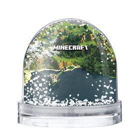 Снежный шар с принтом Minecraft в Санкт-Петербурге, Пластик | Изображение внутри шара печатается на глянцевой фотобумаге с двух сторон | крипер