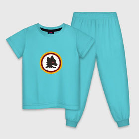 Детская пижама хлопок с принтом Franchesko Totti в Санкт-Петербурге, 100% хлопок |  брюки и футболка прямого кроя, без карманов, на брюках мягкая резинка на поясе и по низу штанин
 | Тематика изображения на принте: as | roma | рома | тотти | франческо