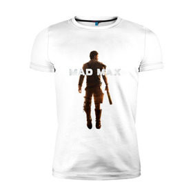 Мужская футболка премиум с принтом Mad Max в Санкт-Петербурге, 92% хлопок, 8% лайкра | приталенный силуэт, круглый вырез ворота, длина до линии бедра, короткий рукав | Тематика изображения на принте: 