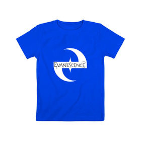 Детская футболка хлопок с принтом Evanescence в Санкт-Петербурге, 100% хлопок | круглый вырез горловины, полуприлегающий силуэт, длина до линии бедер | evanescence | эванесенс