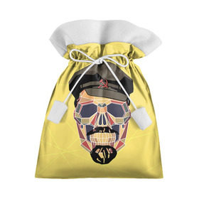 Подарочный 3D мешок с принтом Полигональный череп Ленина в Санкт-Петербурге, 100% полиэстер | Размер: 29*39 см | lenin | ильич | ленин | полигональный череп | ретро | ссср | товарищ | череп