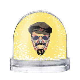 Снежный шар с принтом Полигональный череп Ленина в Санкт-Петербурге, Пластик | Изображение внутри шара печатается на глянцевой фотобумаге с двух сторон | lenin | ильич | ленин | полигональный череп | ретро | ссср | товарищ | череп