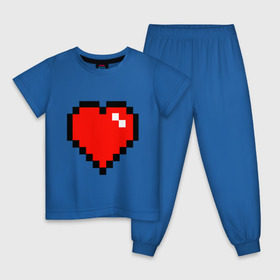 Детская пижама хлопок с принтом Minecraft сердце в Санкт-Петербурге, 100% хлопок |  брюки и футболка прямого кроя, без карманов, на брюках мягкая резинка на поясе и по низу штанин
 | Тематика изображения на принте: minecraft | minecraft сердцесердце | игра | майнкрафт.