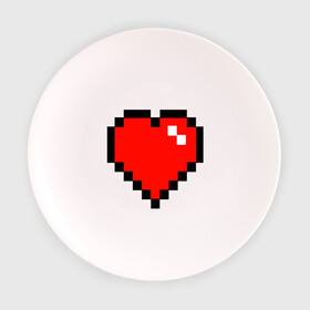 Тарелка 3D с принтом Minecraft сердце в Санкт-Петербурге, фарфор | диаметр - 210 мм
диаметр для нанесения принта - 120 мм | minecraft | minecraft сердцесердце | игра | майнкрафт.