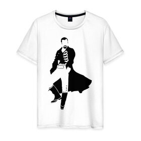 Мужская футболка хлопок с принтом Black Sails Pirate в Санкт-Петербурге, 100% хлопок | прямой крой, круглый вырез горловины, длина до линии бедер, слегка спущенное плечо. | пират