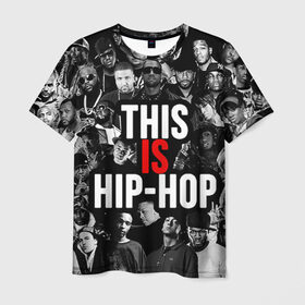 Мужская футболка 3D с принтом Hip hop в Санкт-Петербурге, 100% полиэфир | прямой крой, круглый вырез горловины, длина до линии бедер | хип хоп